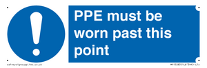 MP15283: PPE must be worn past this point