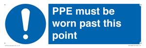 MP15283: PPE must be worn past this point