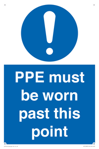 MP15283: PPE must be worn past this point