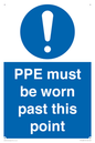 MP15283: PPE must be worn past this point