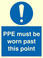 MP15283: PPE must be worn past this point