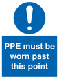 MP15283: PPE must be worn past this point