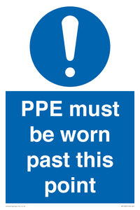 MP15283: PPE must be worn past this point