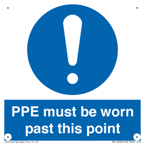 MP15283: PPE must be worn past this point