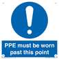 MP15283: PPE must be worn past this point