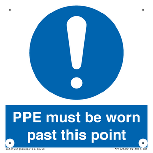MP15283: PPE must be worn past this point