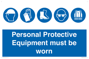 MP15285: Personal Protective Equipment must be worn