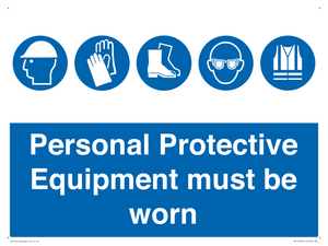 MP15285: Personal Protective Equipment must be worn