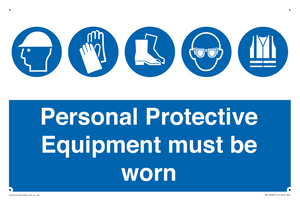 MP15285: Personal Protective Equipment must be worn