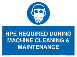 MP16407: RPE REQUIRED DURING MACHINE CLEANING & MAINTENANCE