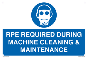 MP16407: RPE REQUIRED DURING MACHINE CLEANING & MAINTENANCE