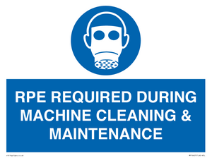 MP16407: RPE REQUIRED DURING MACHINE CLEANING & MAINTENANCE