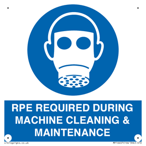 MP16407: RPE REQUIRED DURING MACHINE CLEANING & MAINTENANCE