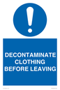 MP16429: DECONTAMINATE CLOTHING BEFORE LEAVING
