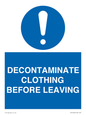 MP16429: DECONTAMINATE CLOTHING BEFORE LEAVING
