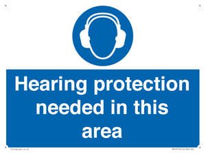 MP16779: Hearing protection needed in this area