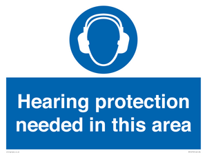 MP16779: Hearing protection needed in this area