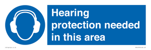 MP16779: Hearing protection needed in this area