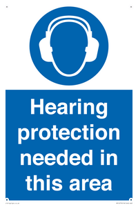 MP16779: Hearing protection needed in this area
