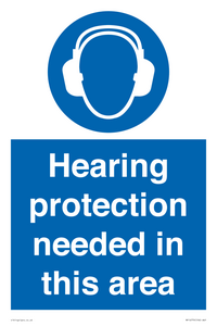 MP16779: Hearing protection needed in this area