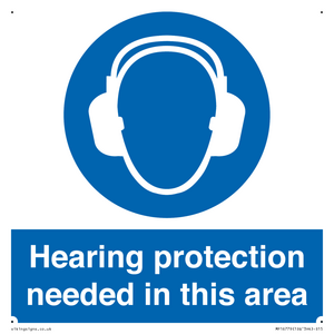 MP16779: Hearing protection needed in this area