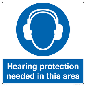 MP16779: Hearing protection needed in this area