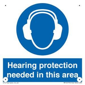 MP16779: Hearing protection needed in this area
