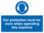 MP262: Ear protection this machine
