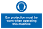 MP262: Ear protection this machine