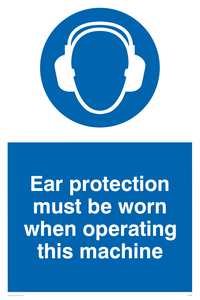 MP262: Ear protection this machine