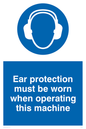 MP262: Ear protection this machine
