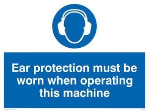 MP262: Ear protection this machine