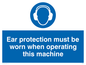 MP262: Ear protection this machine