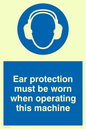 MP262: Ear protection this machine