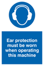 MP262: Ear protection this machine