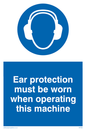 MP262: Ear protection this machine