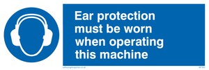 MP262: Ear protection this machine