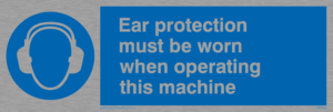 MP262: Ear protection this machine