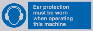 MP262: Ear protection this machine