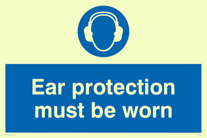 MP263: ear protection must be worn