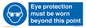 MP279: eye protection must be worn beyond this point
