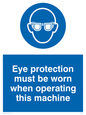 MP280: Eye protection this machine