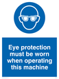 MP280: Eye protection this machine