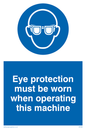 MP280: Eye protection this machine