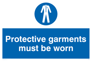 MP284: protective garments must be worn