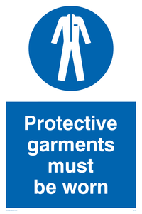 MP284: protective garments must be worn