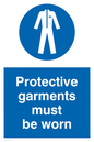 MP284: protective garments must be worn