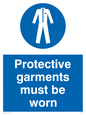 MP284: protective garments must be worn