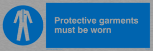 MP284: protective garments must be worn