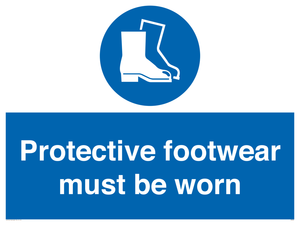 MP285: protective footwear must be worn